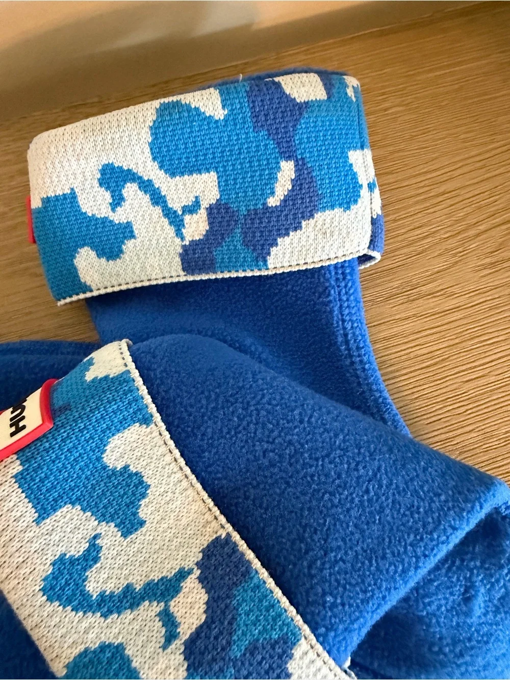 Hunter Kids Royal Blue Peppa Pig Fleece Liner Socks